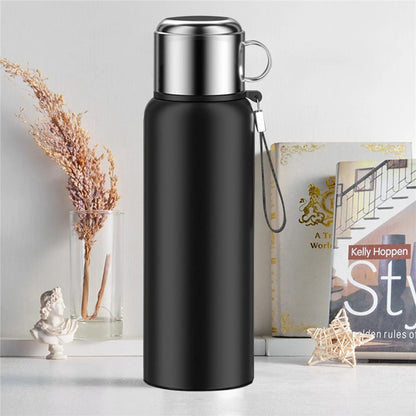 1000ml 304 Stainless Steel Tea Infuser Cup Vacuum Insulated Water Bottle for Travel Outdoor (BPA Free, No FDA)