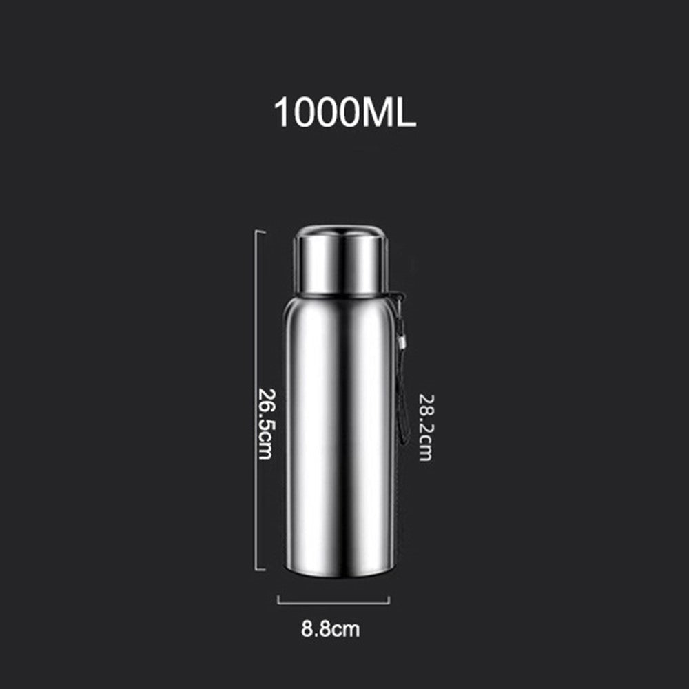 1000ml 304 Stainless Steel Tea Infuser Cup Vacuum Insulated Water Bottle for Travel Outdoor (BPA Free, No FDA)