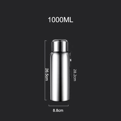 1000ml 304 Stainless Steel Tea Infuser Cup Vacuum Insulated Water Bottle for Travel Outdoor (BPA Free, No FDA)
