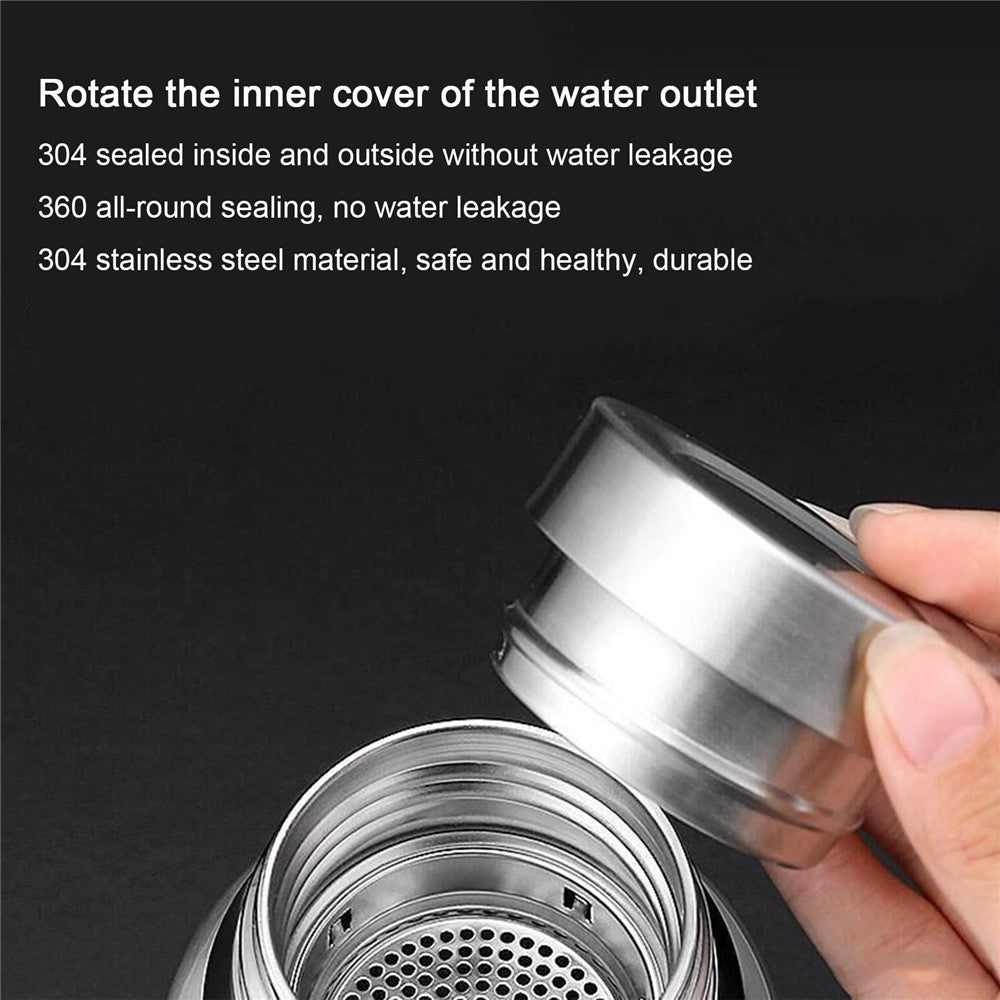 1000ml 304 Stainless Steel Tea Infuser Cup Vacuum Insulated Water Bottle for Travel Outdoor (BPA Free, No FDA)
