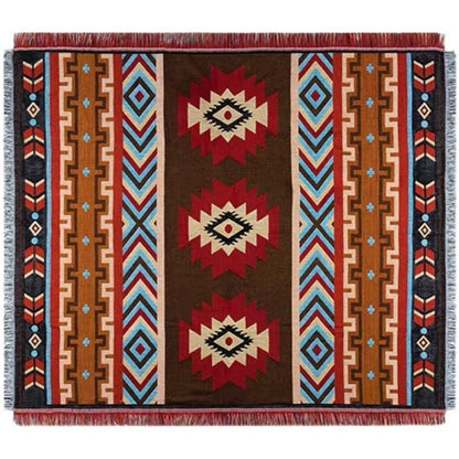 90x90cm Picnic Blanket Thick Bohemian Ground Cover Outdoor Camping Tent Mat Nap Rug