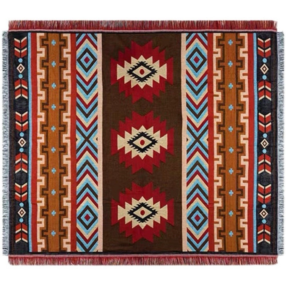 90x150cm Picnic Blanket Thick Bohemian Ground Cover Outdoor Camping Tent Mat Nap Rug