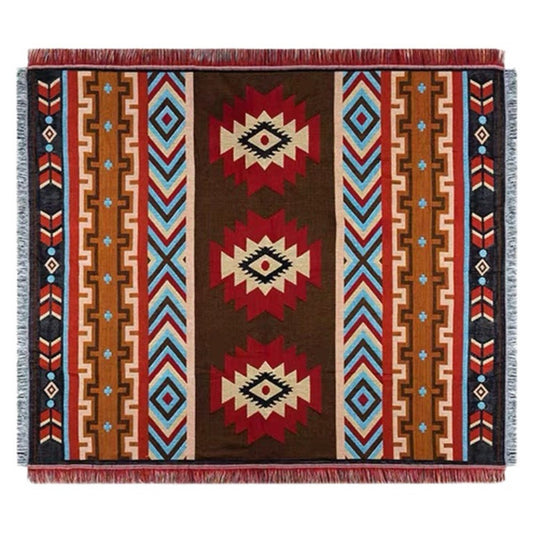130x180cm Picnic Blanket Thick Bohemian Ground Cover Outdoor Camping Tent Mat Nap Rug