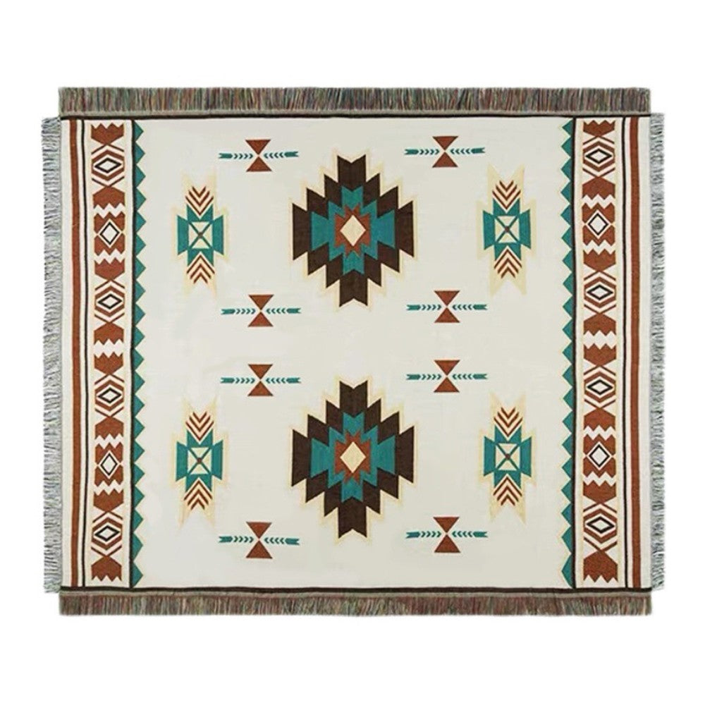 180x180cm Picnic Blanket Thick Moisture-Proof Bohemian Ground Mat for Outdoor Camping Beach