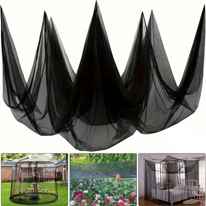 2.4 x 4m Outdoor Garden Mosquito Net Insect Barrier Vegetable Tent Plant Protective Cover for Patio / Yard / Greenhouse