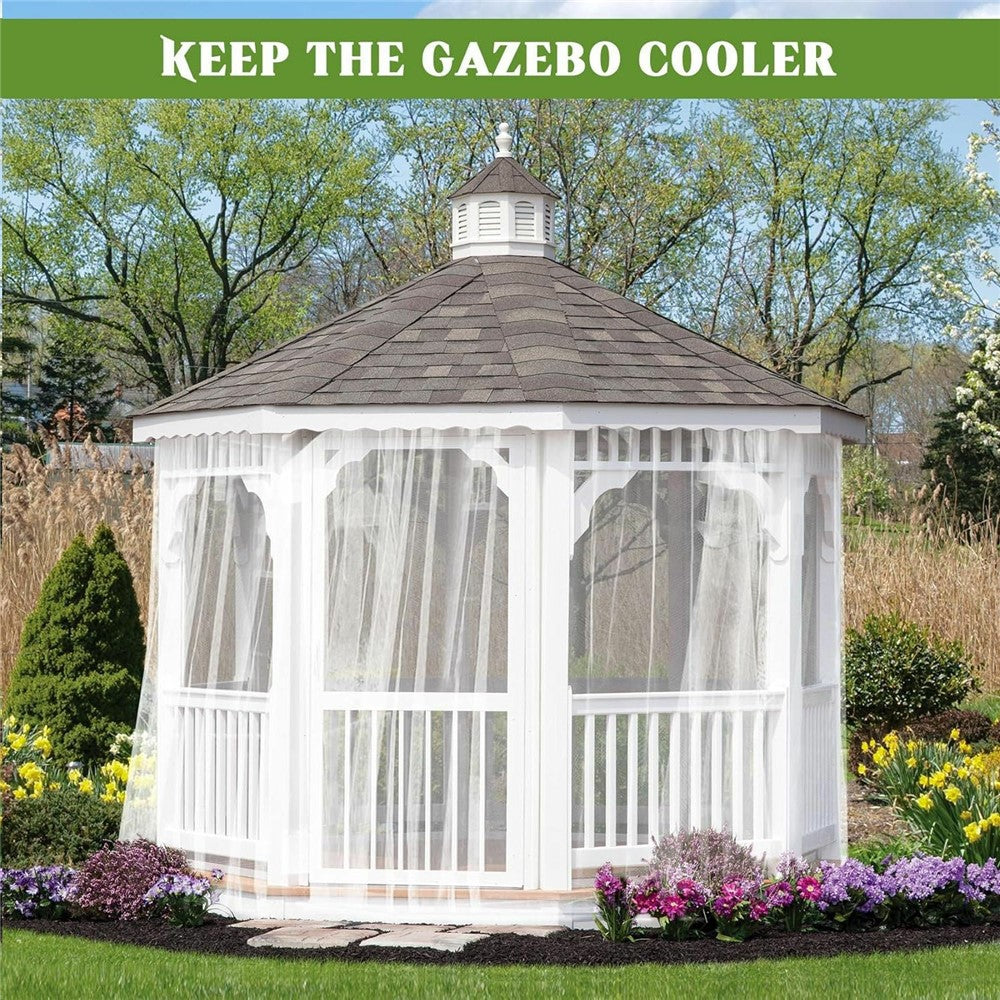 3 x 10m Outdoor Garden Mosquito Net Insect Barrier Vegetable Tent Plant Protective Cover for Patio / Yard / Greenhouse