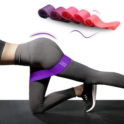 5Pcs Natural Latex Resistance Bands Women Squat Booty Yoga Fitness Equipment Strength Training Exercise Bands
