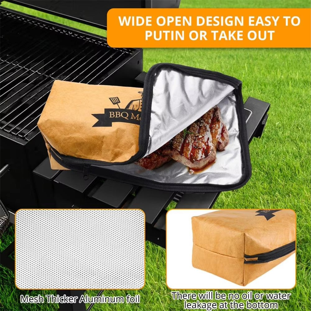 21 Inch Insulated Cooler Bag BBQ Picnic Large Capacity Aluminum Foil Meat Storage Bag (BPA Free, No FDA)