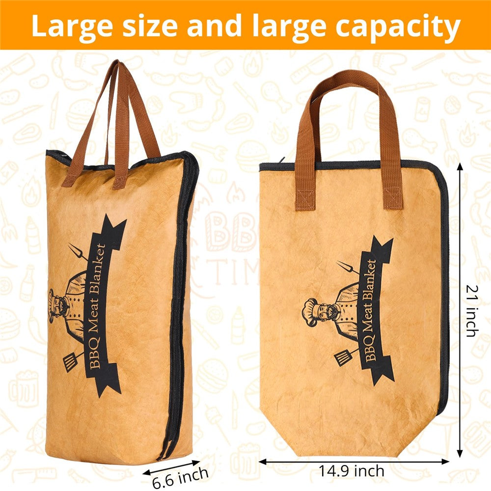 21 Inch Insulated Cooler Bag BBQ Picnic Large Capacity Aluminum Foil Meat Storage Bag (BPA Free, No FDA)