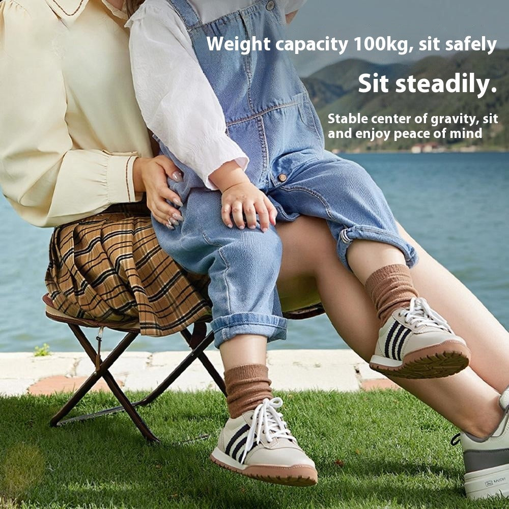 Portable Folding Stool Travel Fishing Camping Ultralight Clutch Bag Style Outdoor Seat