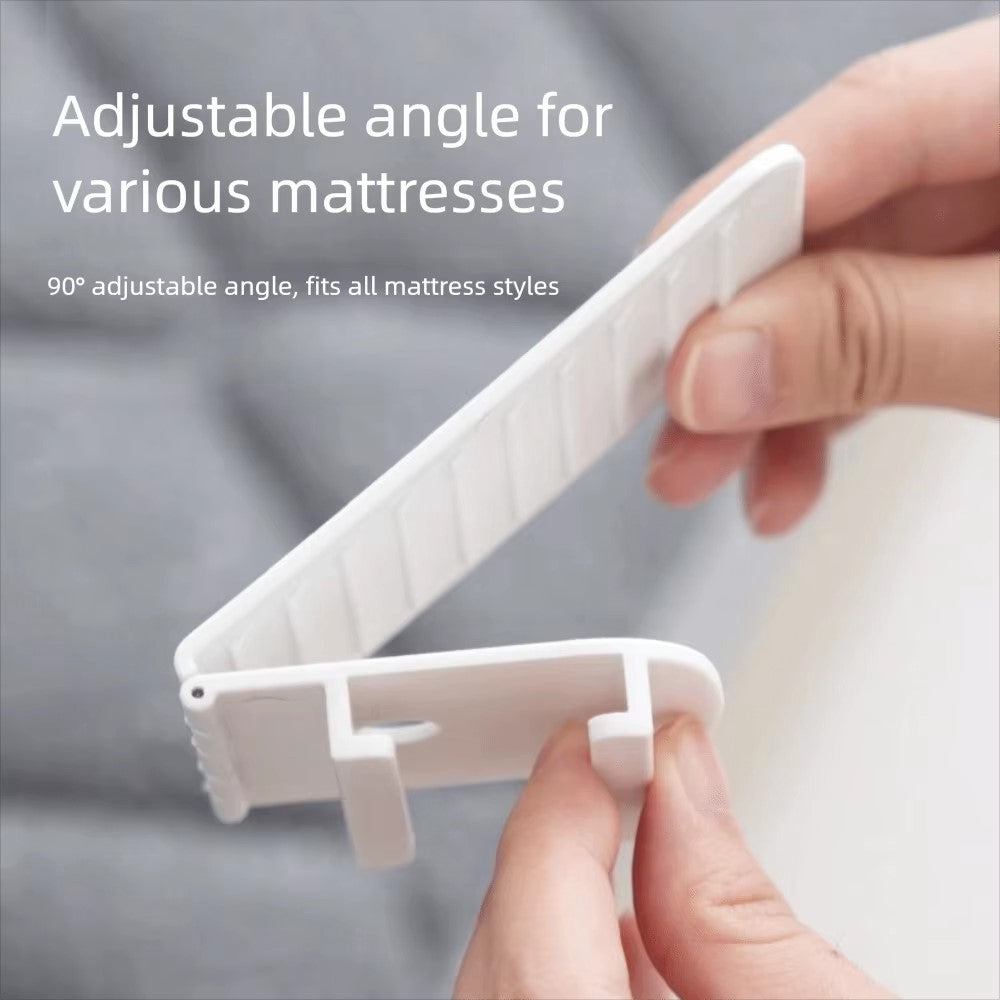 4Pcs Bed Sheet Fasteners Adjustable Clip Holders Anti Slip Gripper Straps for Mattress Covers