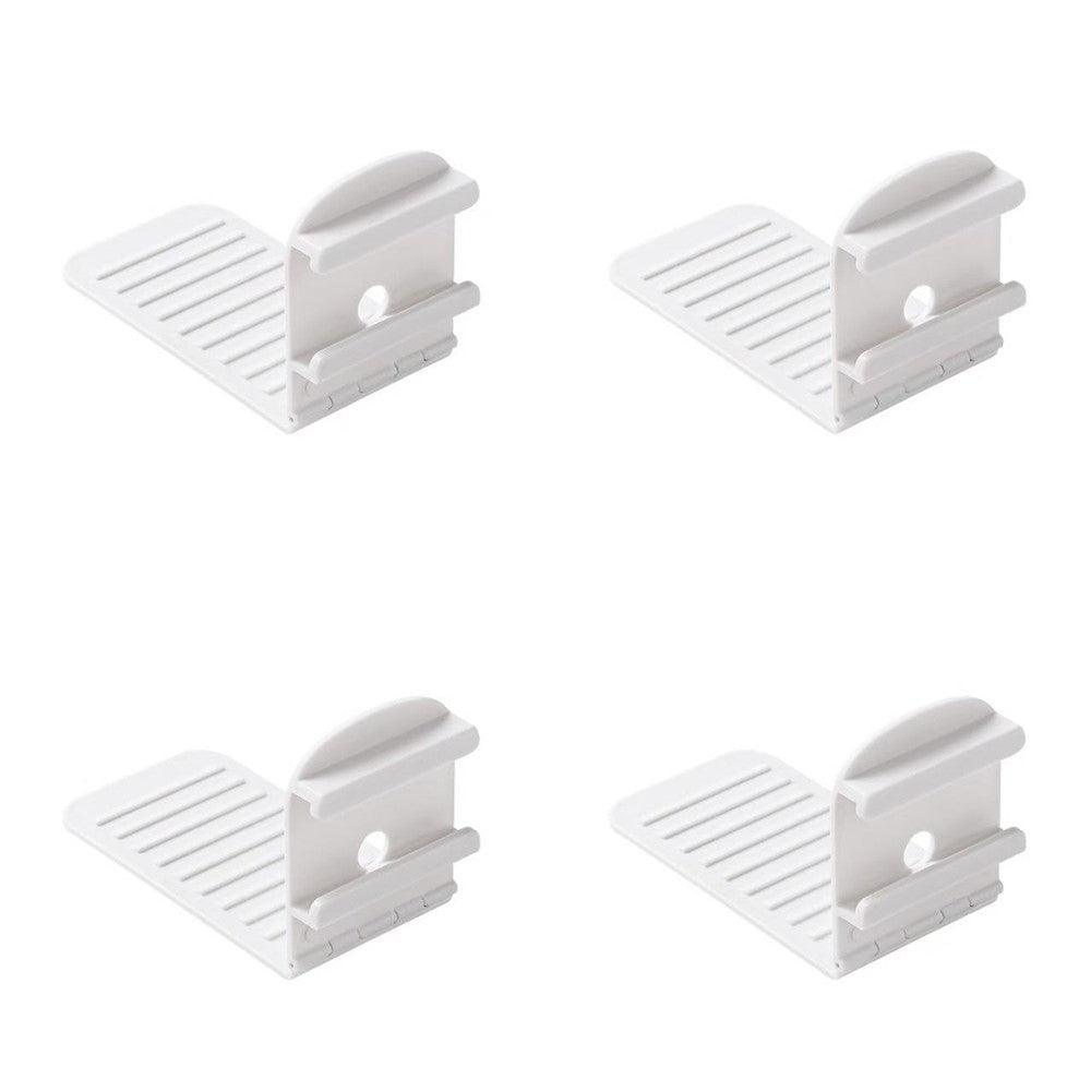4Pcs Bed Sheet Fasteners Adjustable Clip Holders Anti Slip Gripper Straps for Mattress Covers