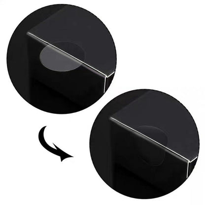 500Pcs / Roll 2cm Diameter 5C Thickness Transparent Stickers Round Self Adhesive Labels for Envelopes Gifts