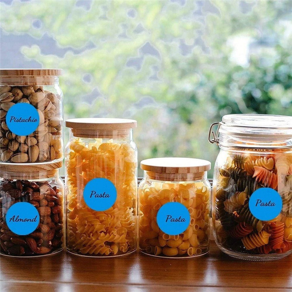 500Pcs / Roll Round Sticker Removable Self Adhesive Labels for Organization Coding Labeling