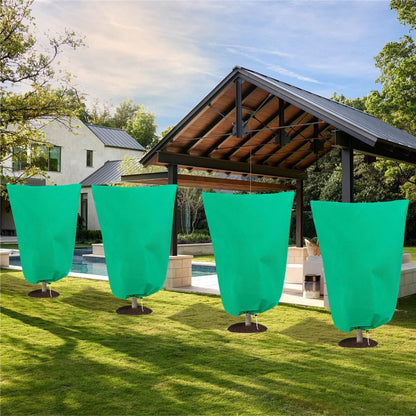 180 x 240cm Plant Frost Protection Cover Nonwoven Outdoor Windproof Warm Winter Freeze Guard for Greenhouse / Garden