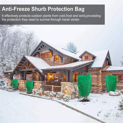 180 x 240cm Plant Frost Protection Cover Nonwoven Outdoor Windproof Warm Winter Freeze Guard for Greenhouse / Garden