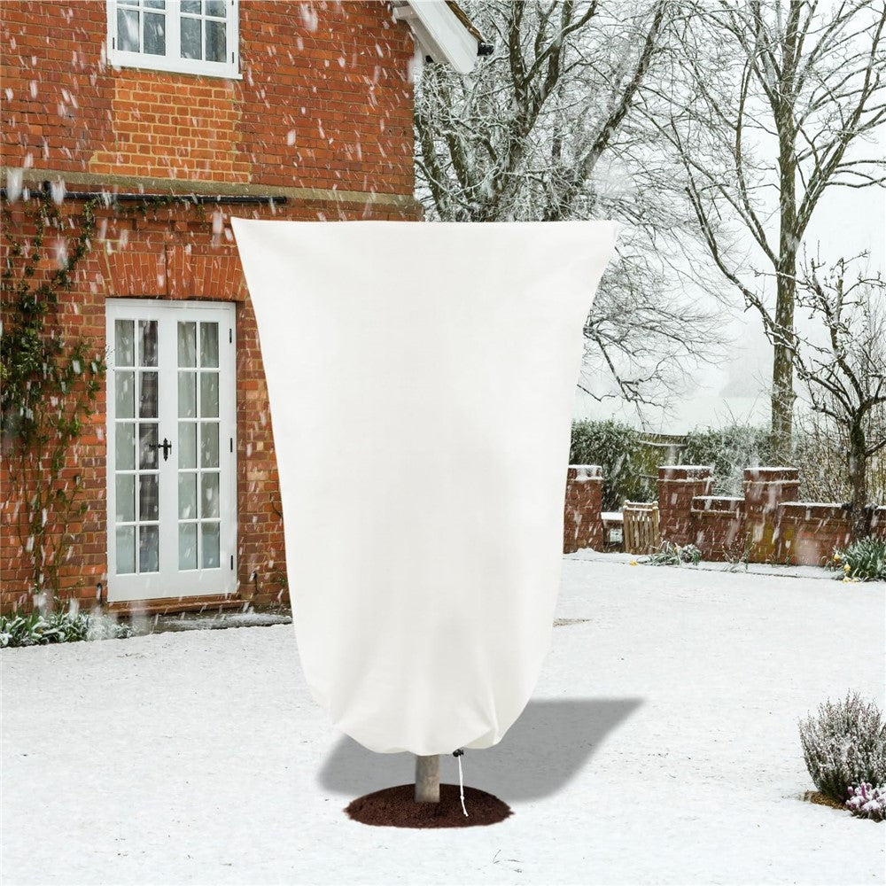180 x 240cm Plant Frost Protection Cover Nonwoven Outdoor Windproof Warm Winter Freeze Guard for Greenhouse / Garden