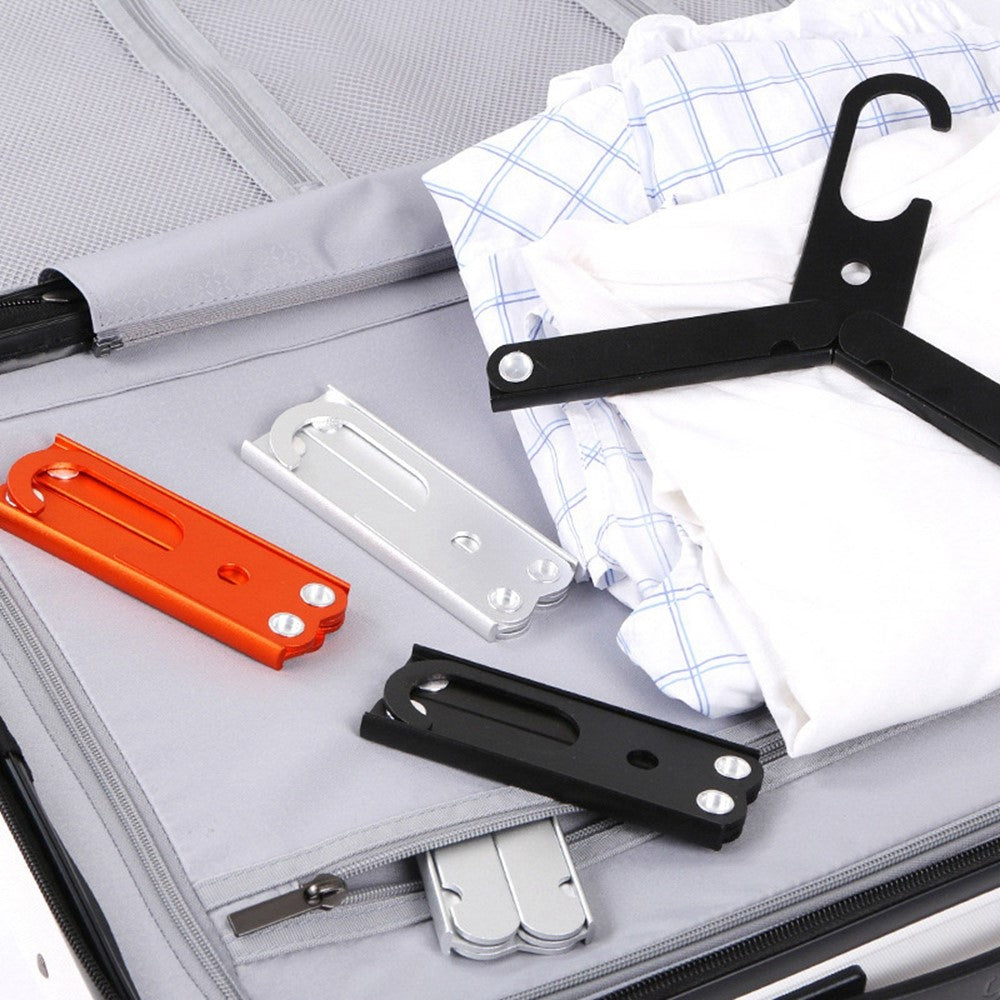 Ultralight Aluminum Alloy Foldable Hanger for Camping Travel Portable Magic Clothes Hanger
