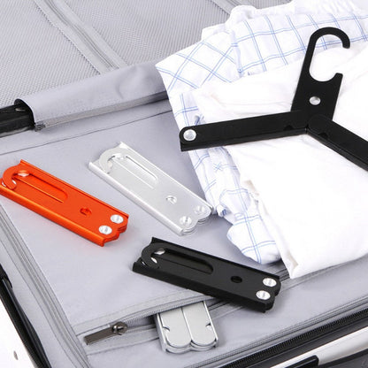 Ultralight Aluminum Alloy Foldable Hanger for Camping Travel Portable Magic Clothes Hanger