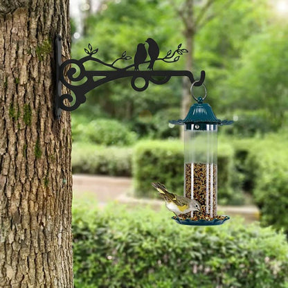Iron Wall-Mounted Basket Hook Retro Hanging Planter Bracket Heavy Duty Hanger for Garden Patio