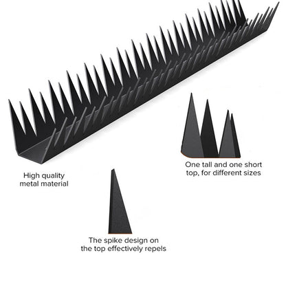 6Pcs 40cm Anti-Climb Fence Spikes Metal Fence Wall Spikes Rustproof Anti-Theft for Outdoor Garden Home Security