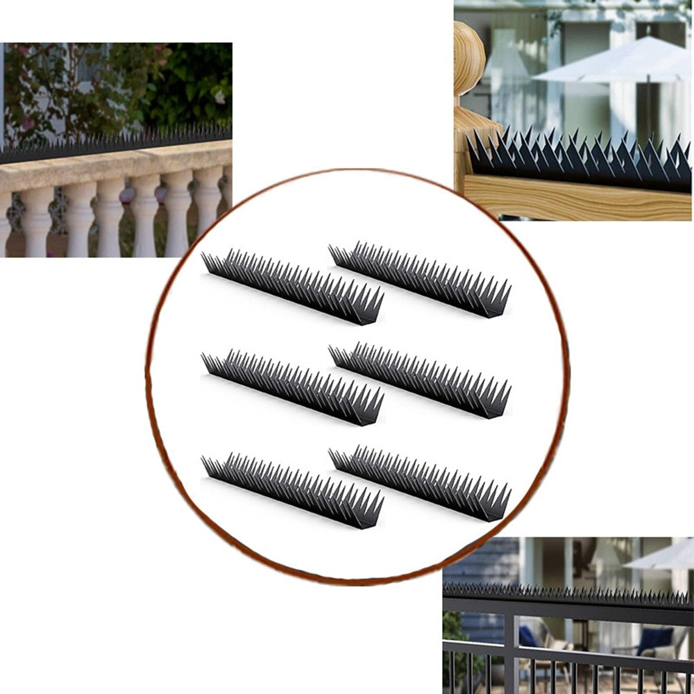 6Pcs 40cm Anti-Climb Fence Spikes Metal Fence Wall Spikes Rustproof Anti-Theft for Outdoor Garden Home Security