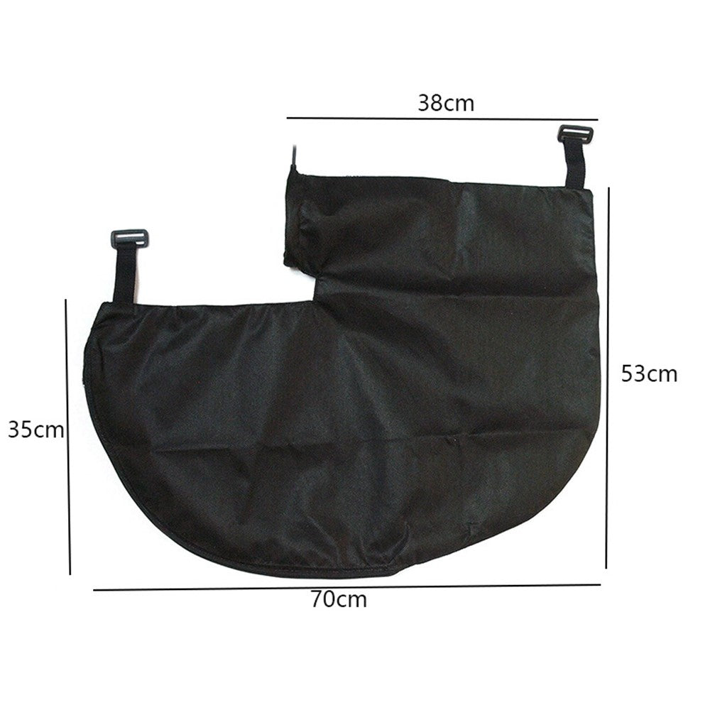Leaf Blower Vacuum Bag Adjustable Replacement Collection Bag with Zipper Tear-Resistant
