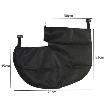 Leaf Blower Vacuum Bag Adjustable Replacement Collection Bag with Zipper Tear-Resistant