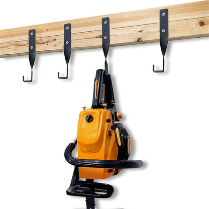 2Pcs Heavy Duty Chainsaw Storage Rack Wall Mount Hook Garage Tool Holder