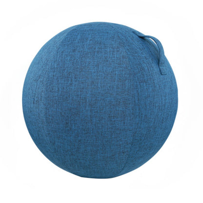 For 65cm Yoga Ball Cotton Linen Protective Cover Non-Slip Fitness Ball Cover with Handle