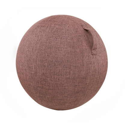 For 65cm Yoga Ball Cotton Linen Protective Cover Non-Slip Fitness Ball Cover with Handle