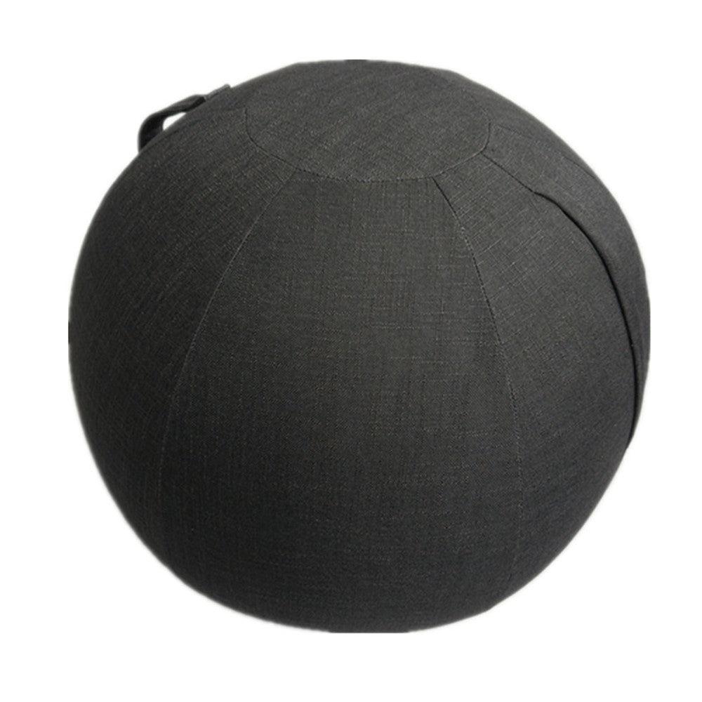 For 65cm Yoga Ball Cotton Linen Protective Cover Non-Slip Fitness Ball Cover with Handle