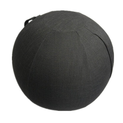 For 65cm Yoga Ball Cotton Linen Protective Cover Non-Slip Fitness Ball Cover with Handle