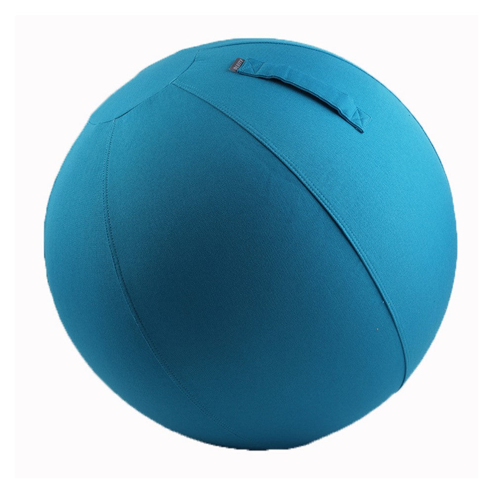 For 65cm Yoga Ball Cotton Linen Protective Cover Non-Slip Fitness Ball Cover with Handle