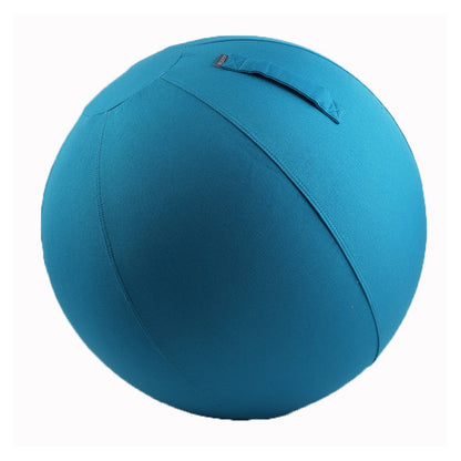For 65cm Yoga Ball Cotton Linen Protective Cover Non-Slip Fitness Ball Cover with Handle