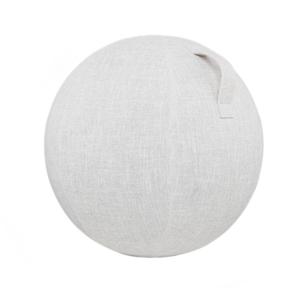 For 65cm Yoga Ball Cotton Linen Protective Cover Non-Slip Fitness Ball Cover with Handle