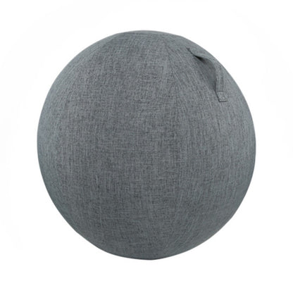 For 65cm Yoga Ball Cotton Linen Protective Cover Non-Slip Fitness Ball Cover with Handle