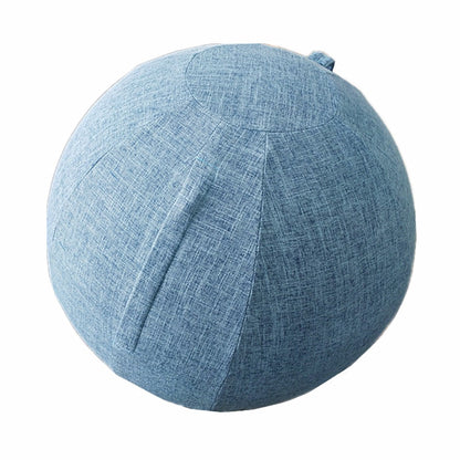 For 65cm Yoga Ball Cotton Linen Protective Cover Non-Slip Fitness Ball Cover with Handle