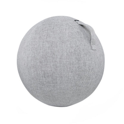 For 65cm Yoga Ball Cotton Linen Protective Cover Non-Slip Fitness Ball Cover with Handle