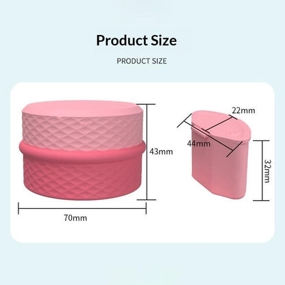 3+1 Silicone Beauty Dispenser Travel Cosmetic Container with 3Pcs Removable Inner Dispensers for Skincare Cream Pills