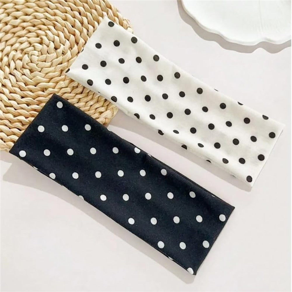 Wide Elastic Headband Sports Yoga Fitness Sweatband Moisture Wicking Running Hair Band for Women