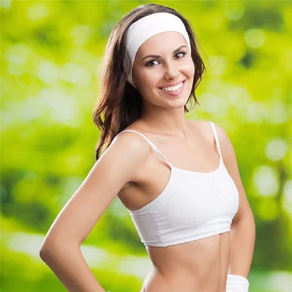 Wide Elastic Headband Sports Yoga Fitness Sweatband Moisture Wicking Running Hair Band for Women