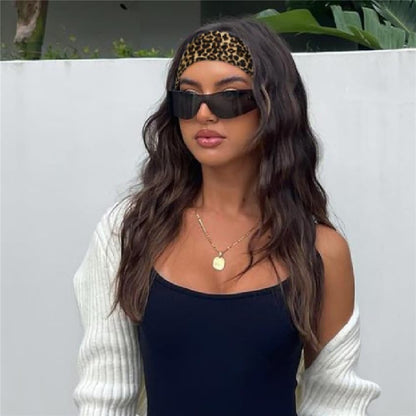 Wide Elastic Headband Sports Yoga Fitness Sweatband Moisture Wicking Running Hair Band for Women
