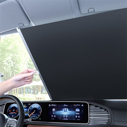 ST-5022 68x125cm Car Window Sunshade Auto Retractable Suction Cup Blackout Curtain for Car Bedroom