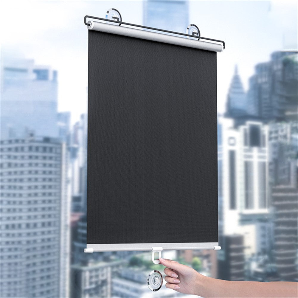 ST-5022 68x125cm Car Window Sunshade Auto Retractable Suction Cup Blackout Curtain for Car Bedroom