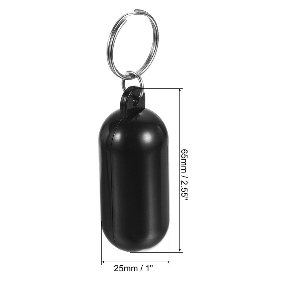 6.5x2.5cm Floating Keychain Water Sports Key Ring Buoyant Key Holder for Boating Kayaking  /  Outdoor Water Activities