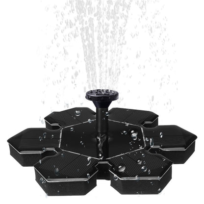 AS20A Mini Solar Powered Fountain Water Pump Garden Water Feature Floating Fish Tanks Decoration