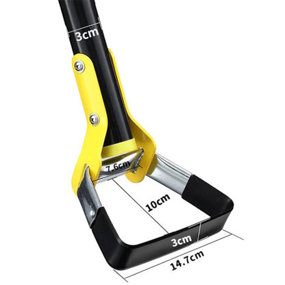 MYL-10 1.2m 3-Section Garden Tool Loop Stirrup Hoe Scuffle Weeding Gardening Hoe