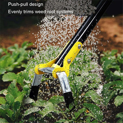 MYL-10 1.2m 3-Section Garden Tool Loop Stirrup Hoe Scuffle Weeding Gardening Hoe