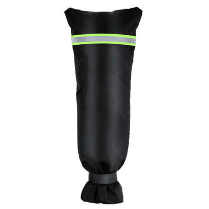 KG0127 51x20cm Outdoor Faucet Protective Cover 210D Oxford Cloth Winter Waterproof Anti-Freeze Tap Cover